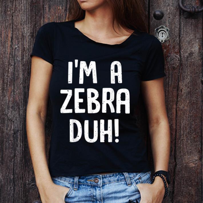 Original Zebra Halloween Costume Outfit Funny Boy Girl Tee shirt