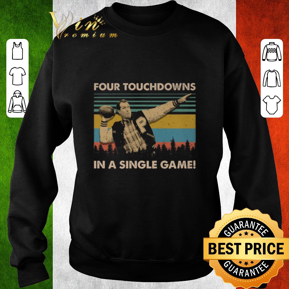 Premium Al Bundy Four touchdowns in a single game vintage shirt