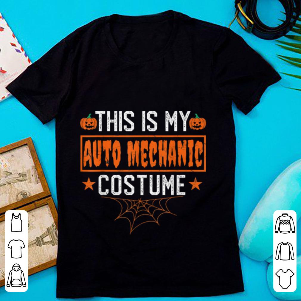 Premium This Is My Auto Mechanic Costume Funny Halloween shirt