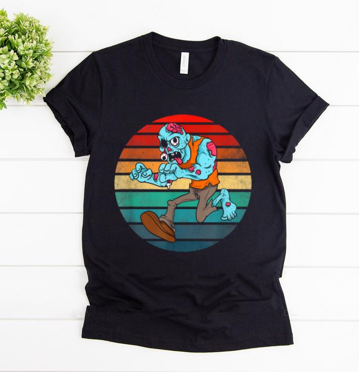 Pretty Vintage Retro Zombies Halloween Costume Gift shirt