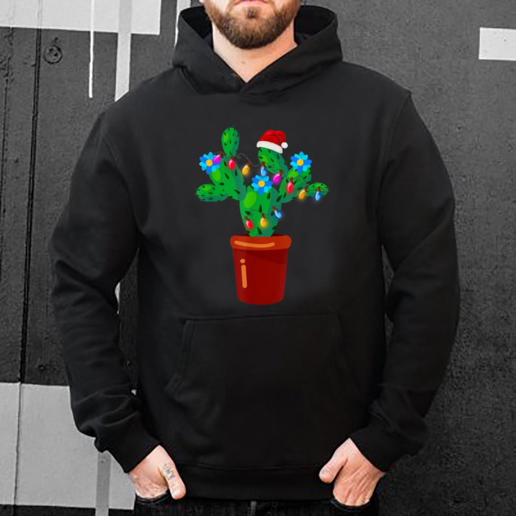 Awesome Christmas Lights Cactus Lover Funny Xmas Gift shirt
