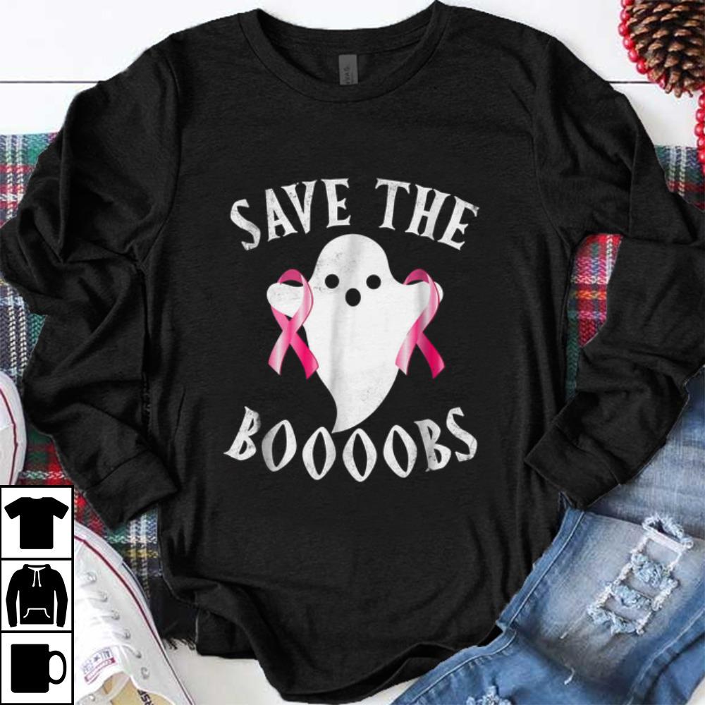 Awesome Halloween Save The Boobs Breast Cancer Awareness shirt