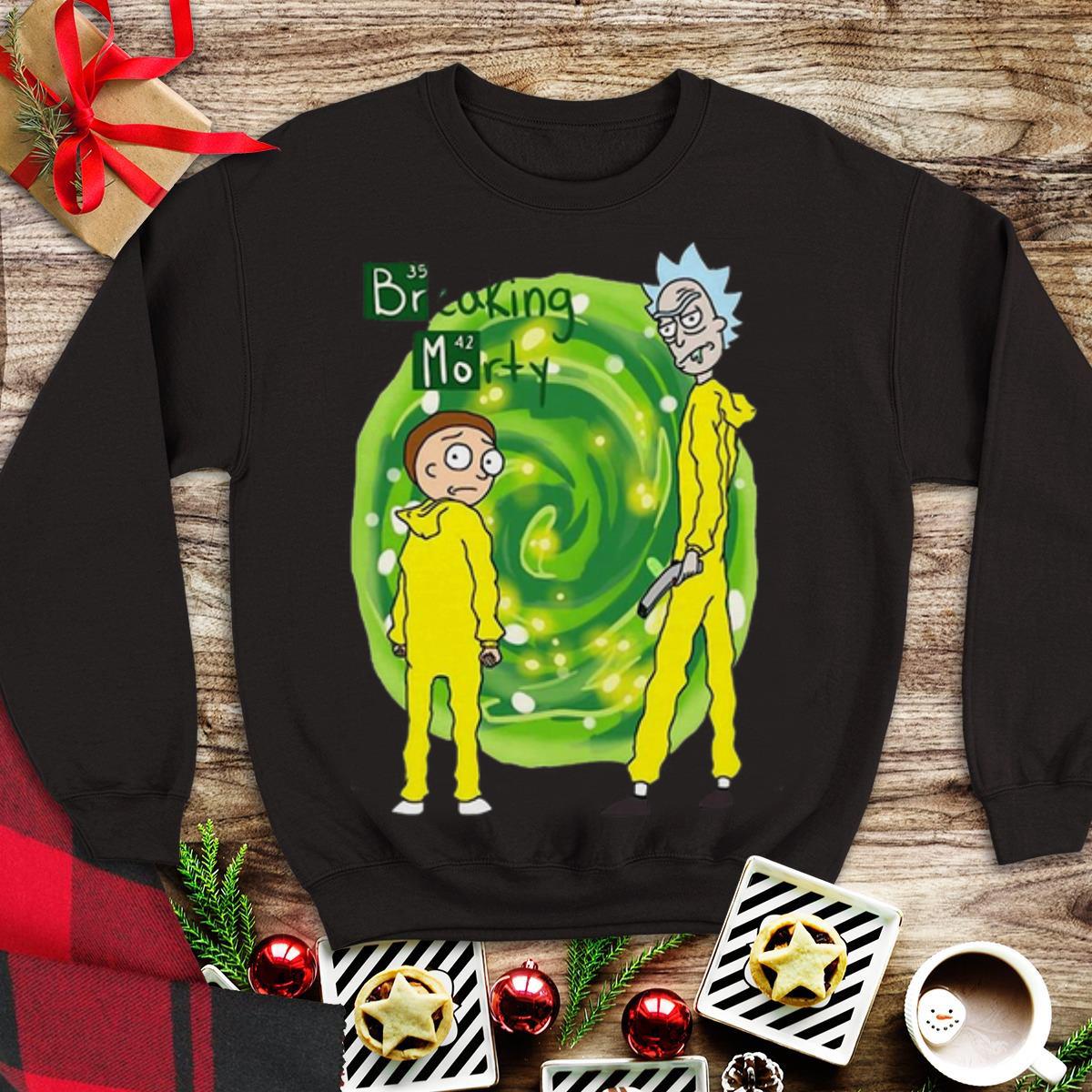 Awesome Rick and Morty Breaking Bad shirt