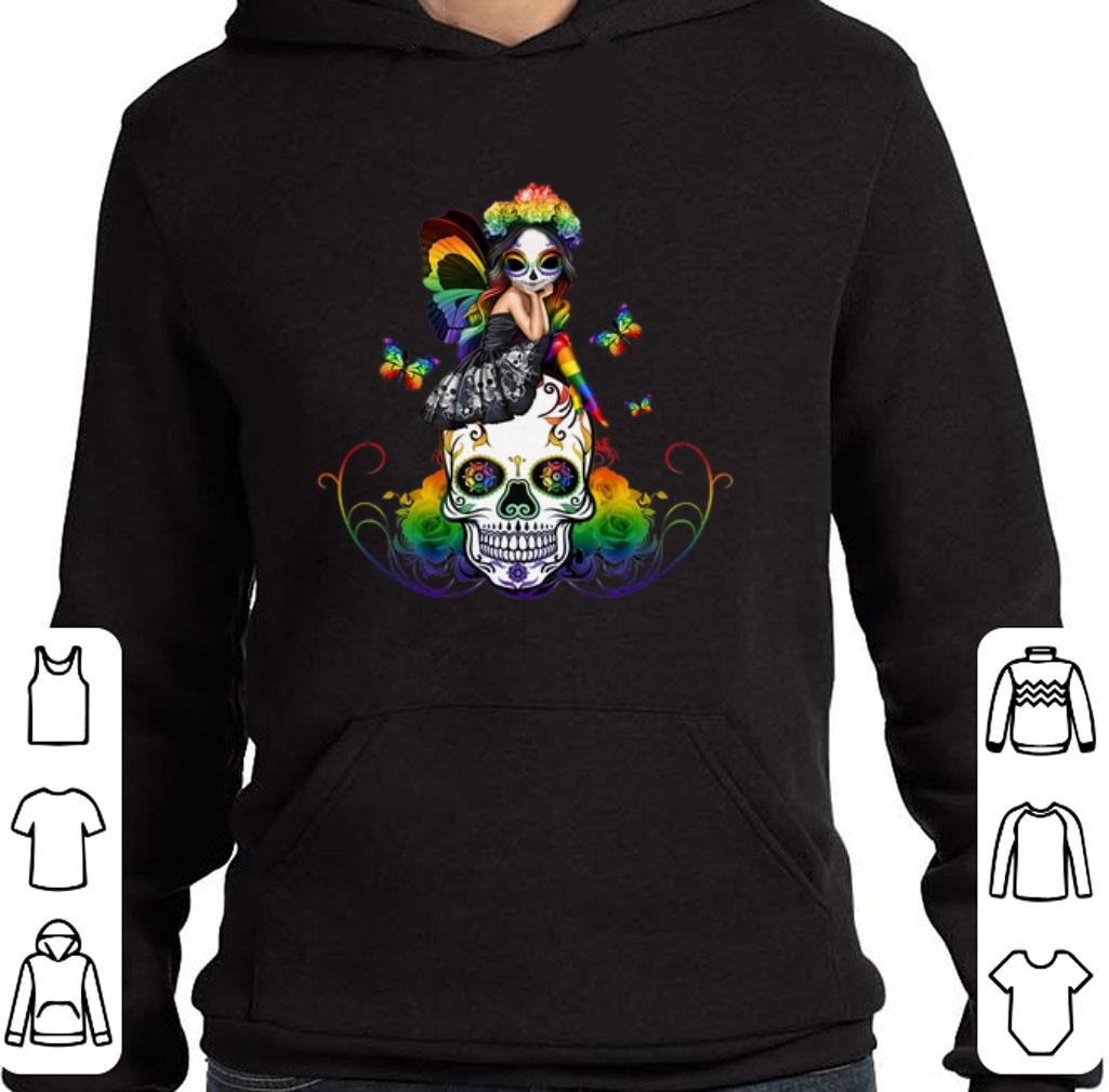 Funny Sugar Skull Girl LGBT shirt