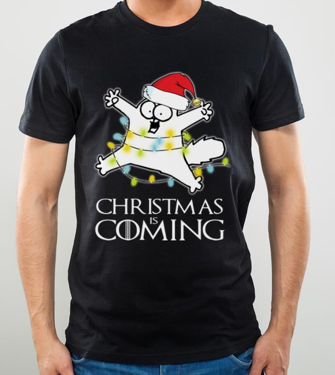 Hot Christmas Is Coming Simon’s Cat Game Of Thrones shirt