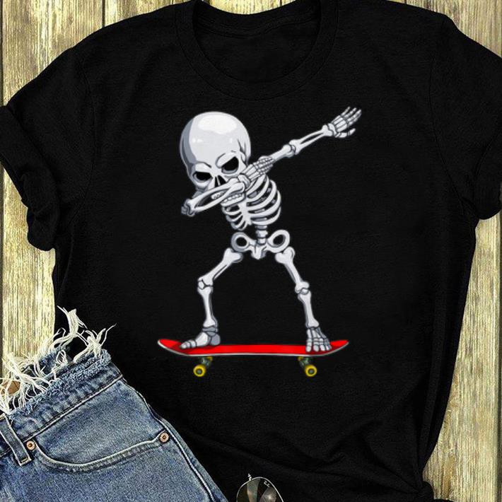 Hot Dabbing Skate Skeleton Skateboard Clothes, Skater Boys Mens shirt
