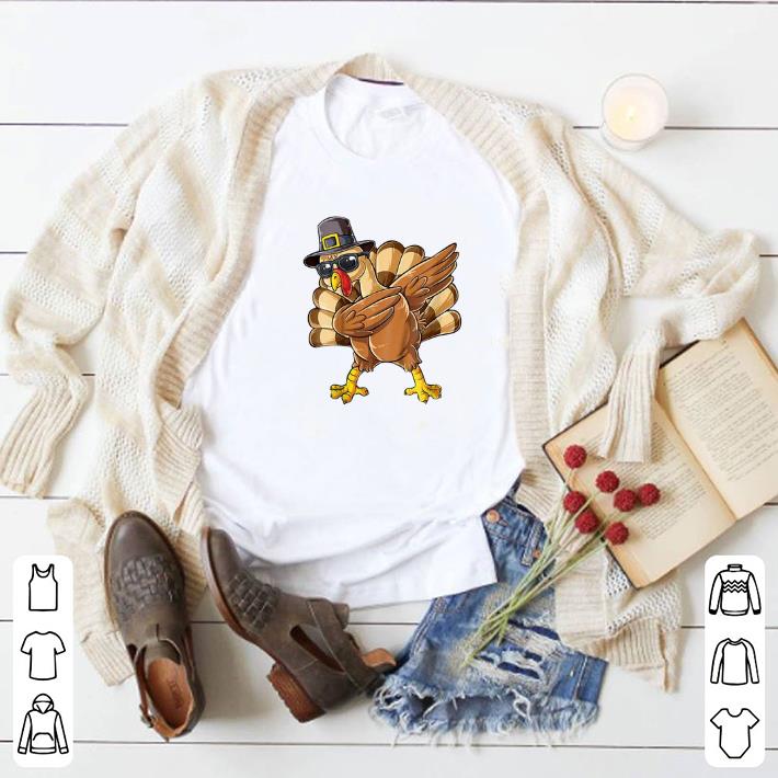 Hot Dabbing chicken Turkey Thanksgiving shirt