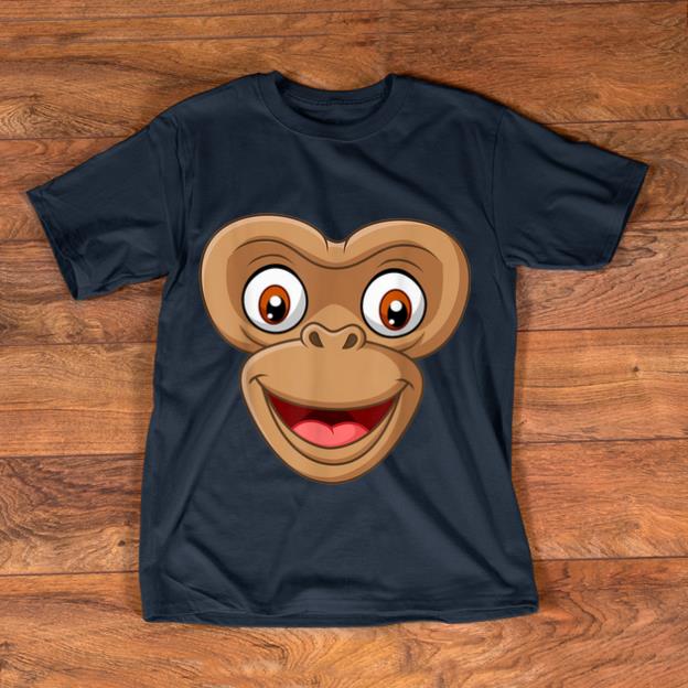 Hot Halloween Monkey Face DIY Easy Costume Kids Boys Men Youth shirt