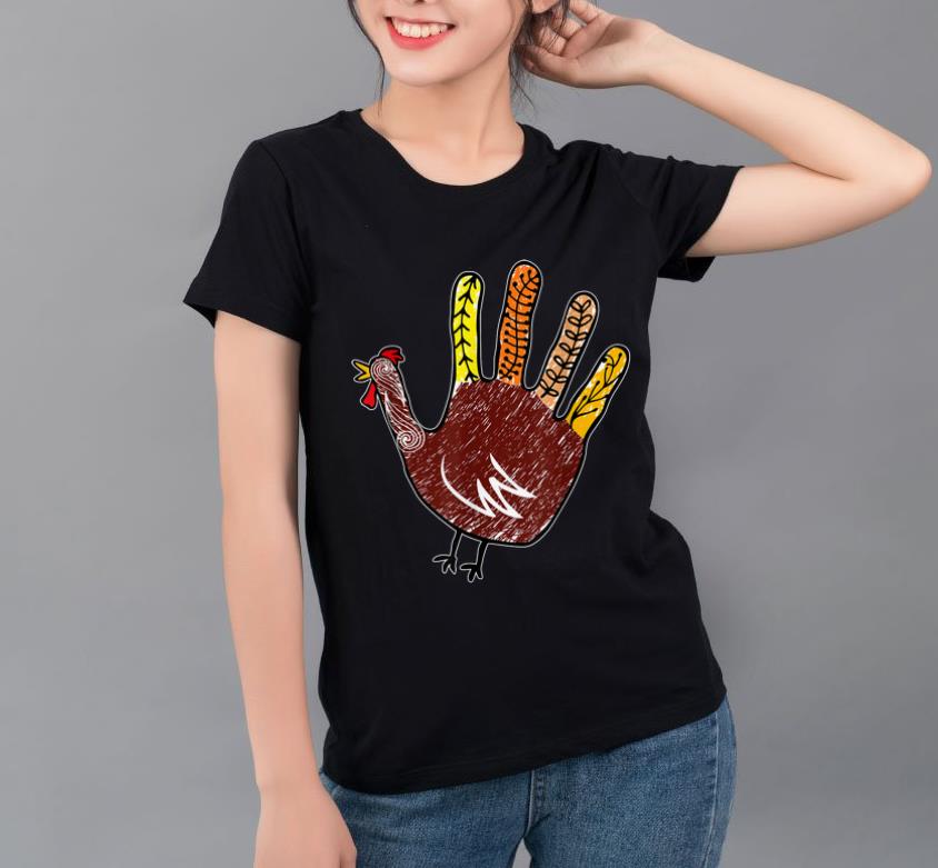 Hot Hand Turkey Happy Thanksgiving Day shirt