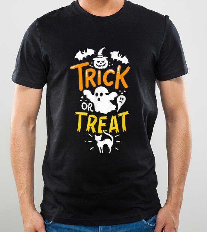 Hot Happy Halloween Trick Or Treat Party Ghost Bat shirt