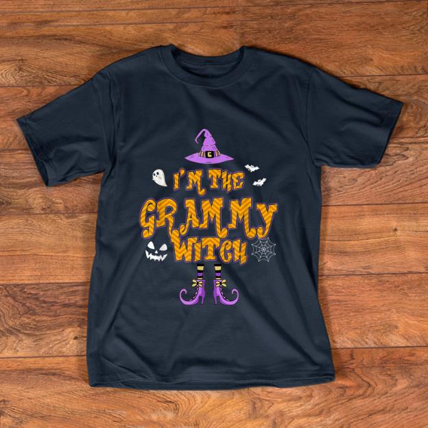 Hot I'm The Grammy Witch Group Costume Halloween shirt