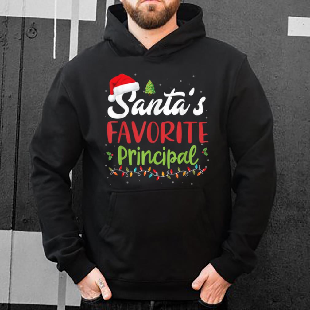 Nice Santa's Favorite Principal Christmas School shirt