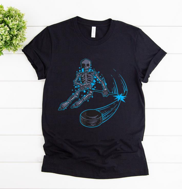 Nice Skeleton Playing Ice Hockey - Cool Skull Gift shirt