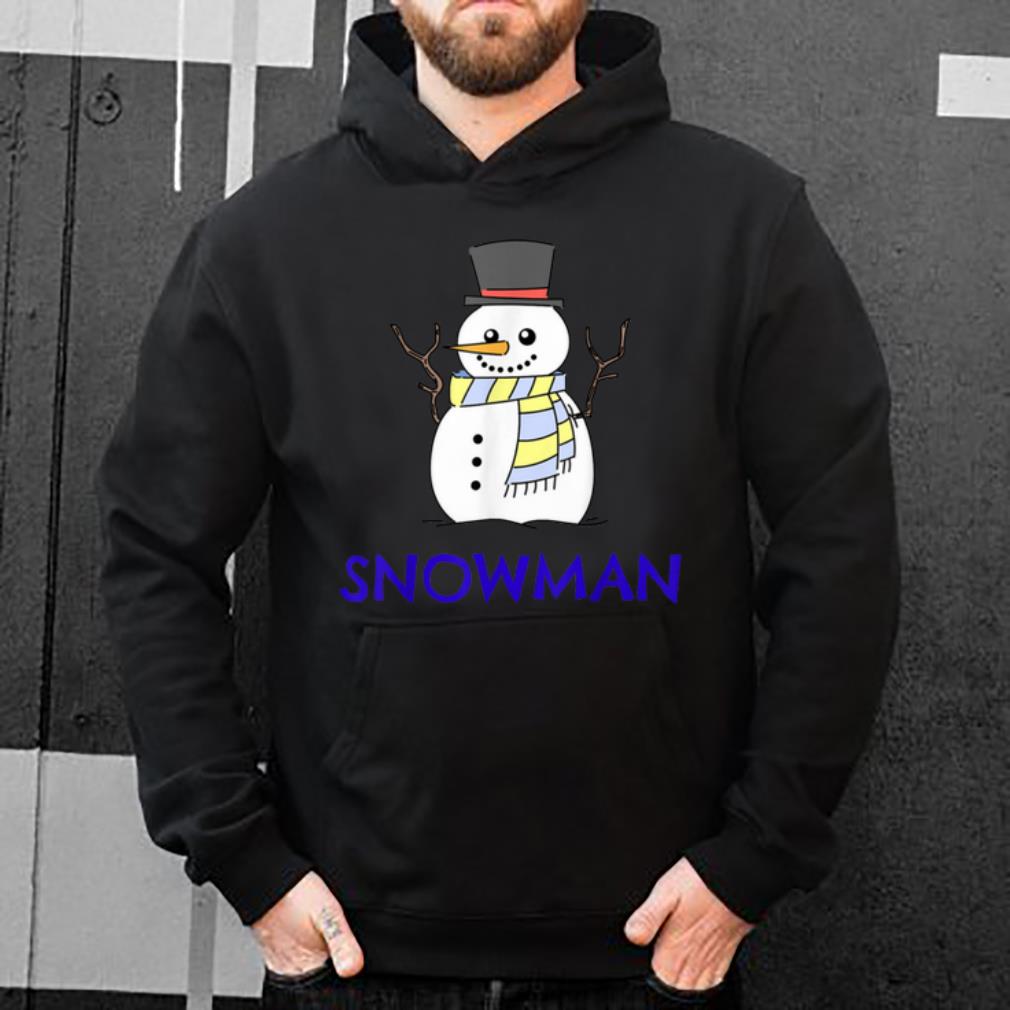 Nice Snowman Carrot Nose Funny Christmas Winter Snowflakes Gift shirt