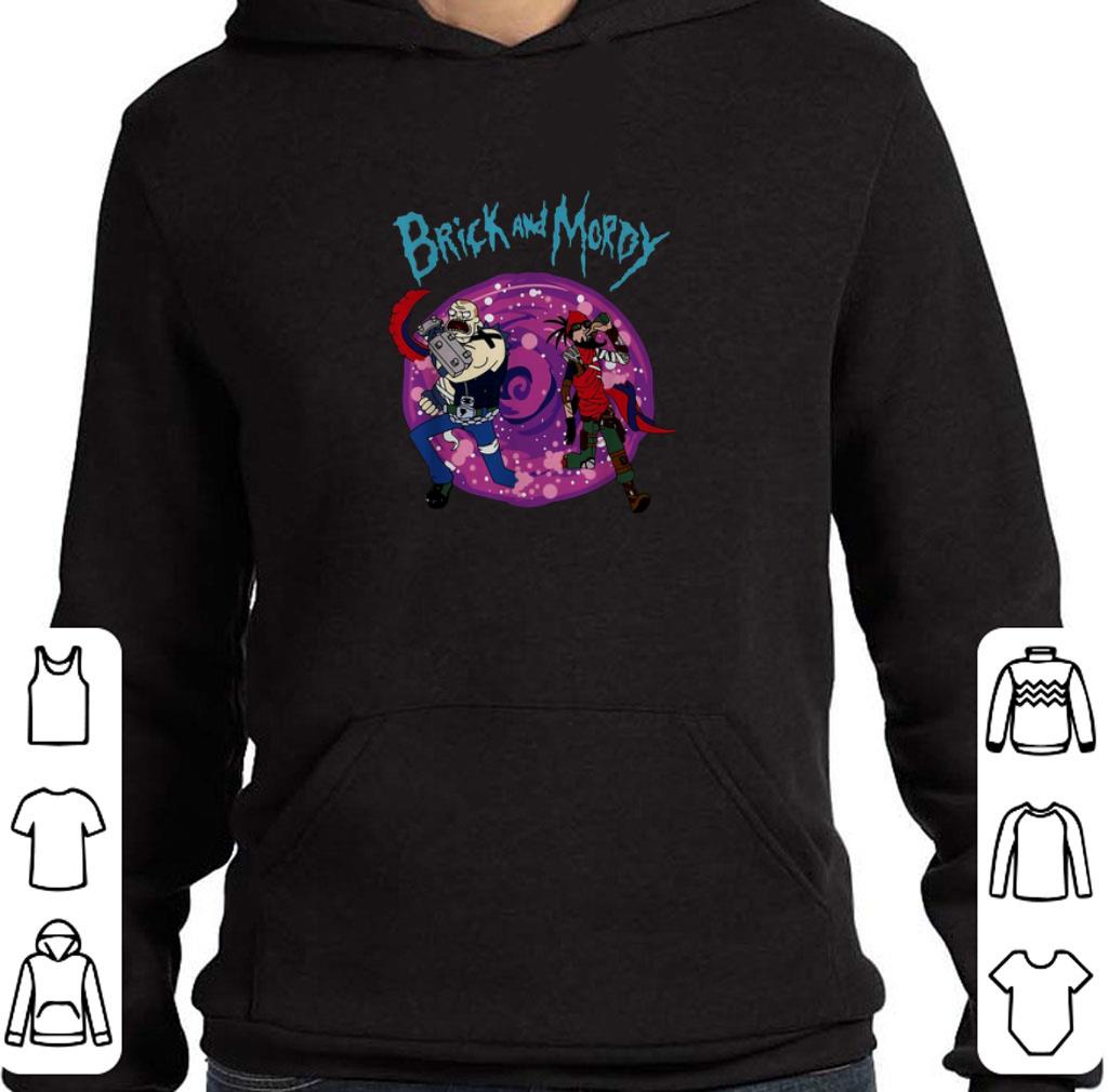 Official Brick and Mordy Rick and Morty Borderlands shirt