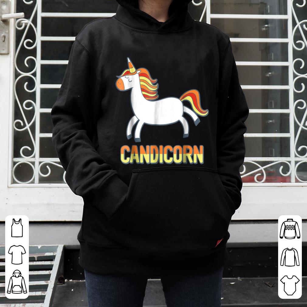 Official Cute Candicorn Halloween Candy Corn Unicorn shirt