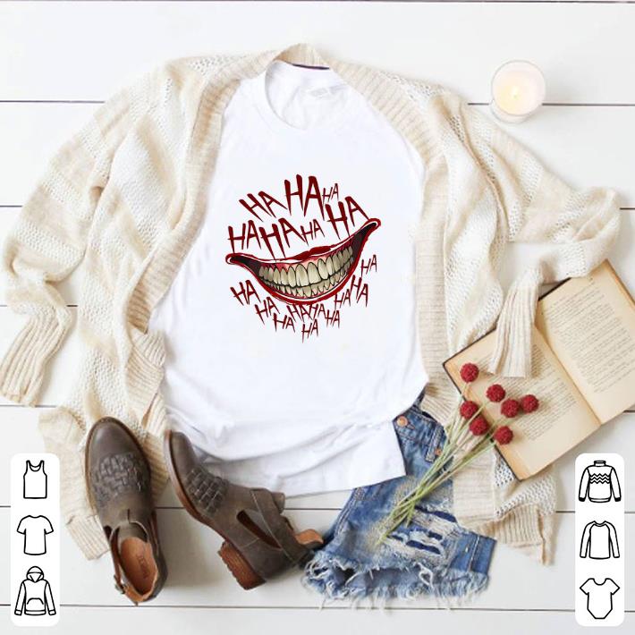 Official Hahaha Joker Smile shirt