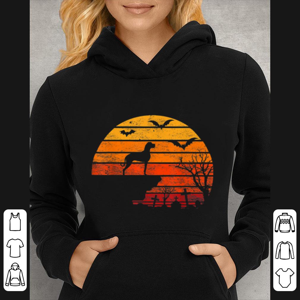 Official Retro Vintage Sunset Great Dane Halloween Costume Dog Lover shirt
