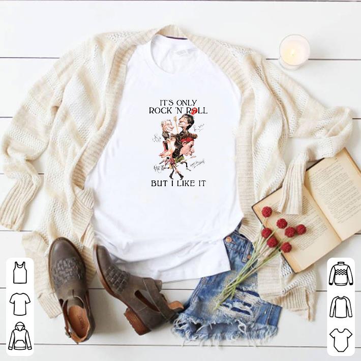 Official Rolling Stones It's only Rock N Roll but i like it signatures shirt