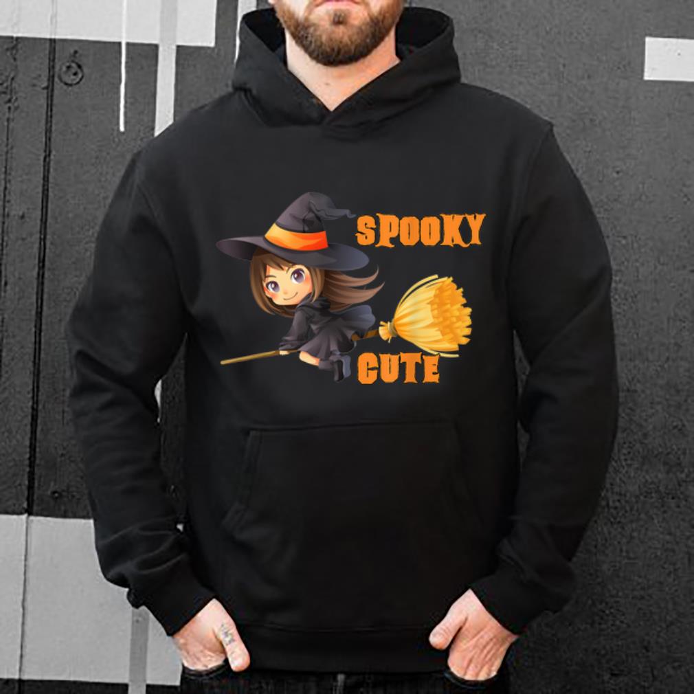 Original Spooky Cute Funny Witch Girl Halloween Costume Kids Toddler shirt