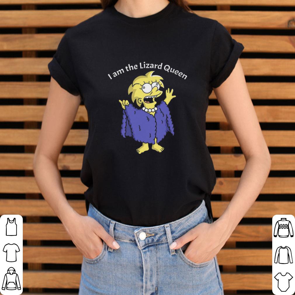 Premium The Simpsons I am the Lizard Queen shirt, hoodie, sweater ...