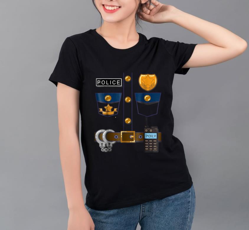 Pretty Policeman Costume Funny Halloween Police Officer shirt