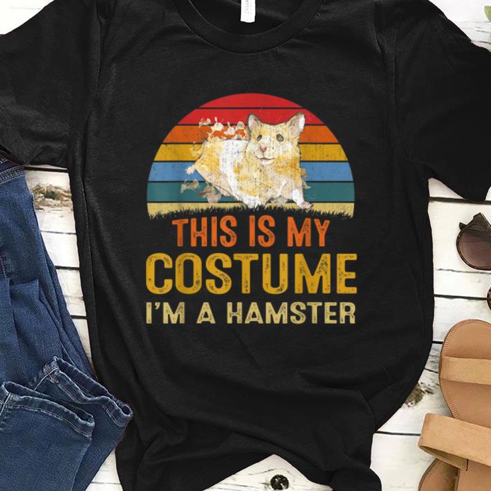 Pretty This Is My Costume Hamster Vintage Halloween Gifts shirt