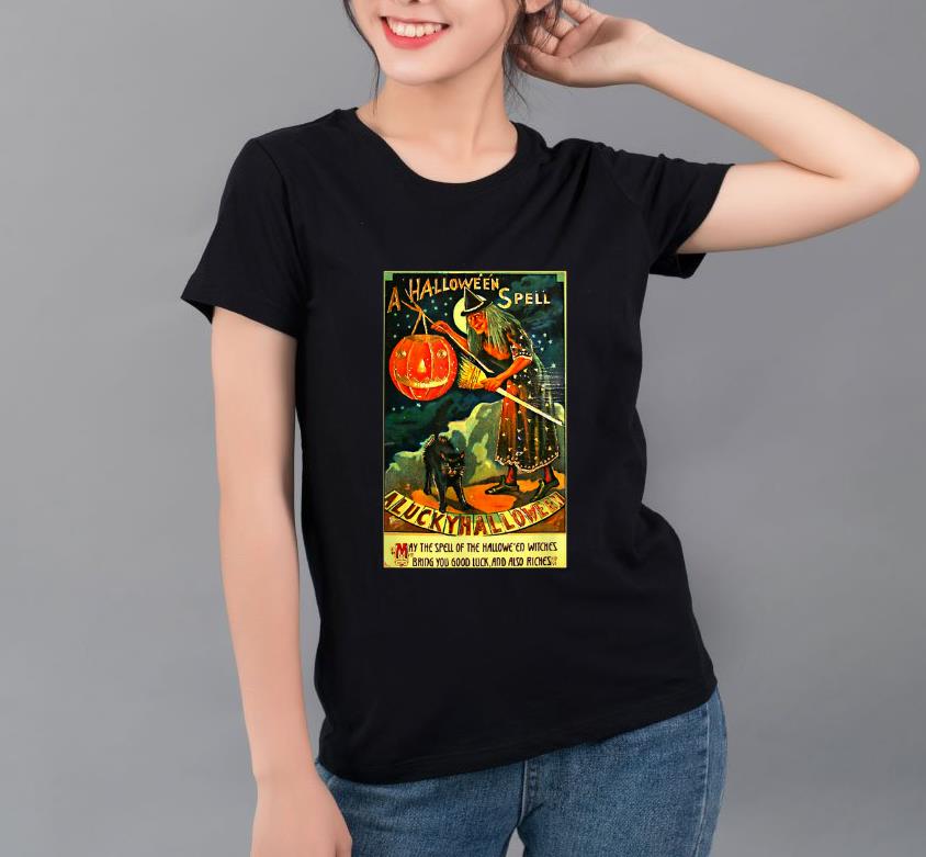 Pretty Vintage Halloween Witch shirt