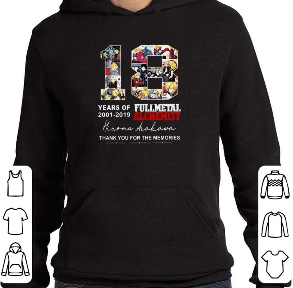 Top 18 Years of Fullmetal Alchemist 2001-2019 Hiromu Arakawa shirt