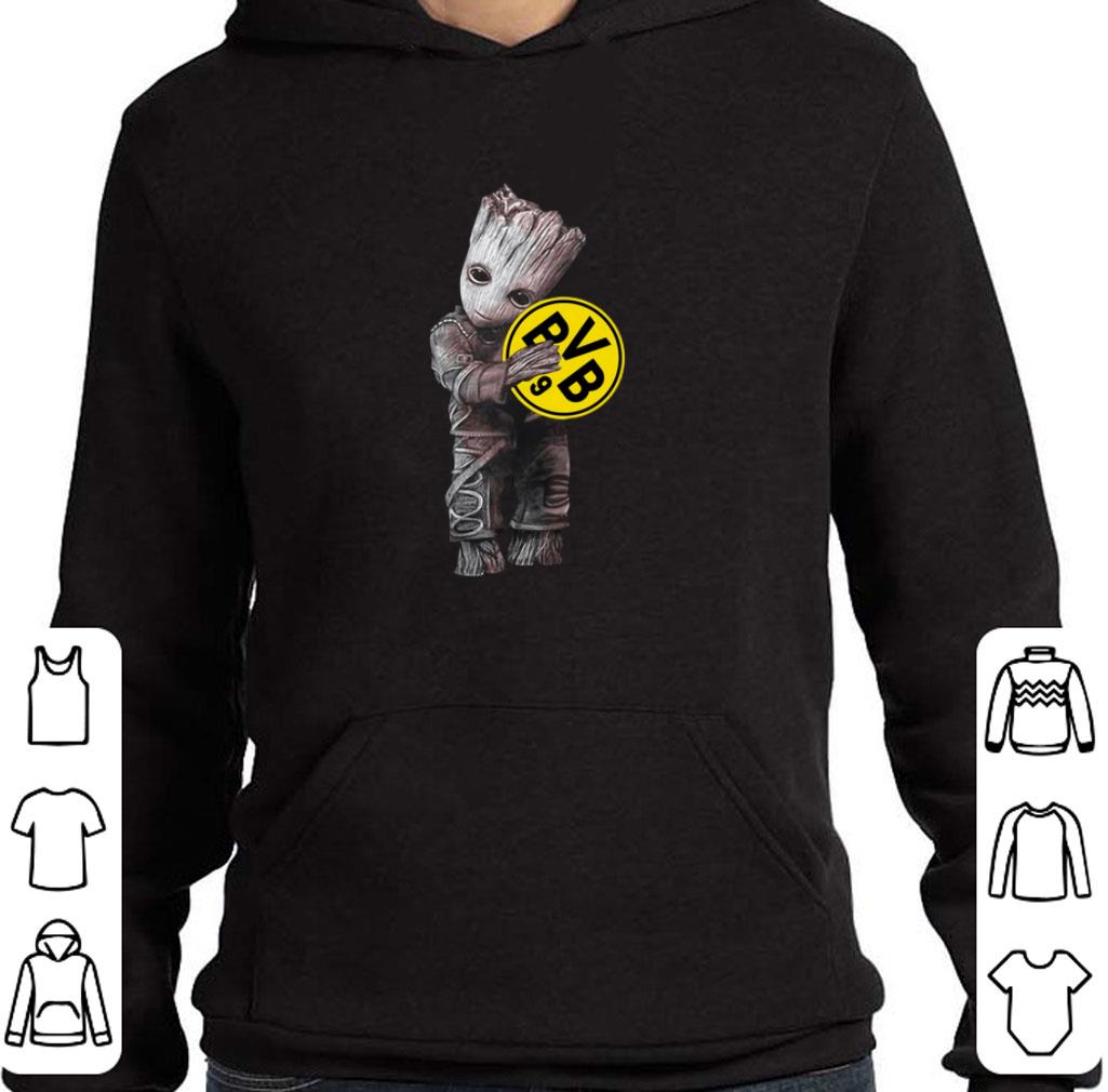 Top Baby Groot hug Borussia Dortmund shirt