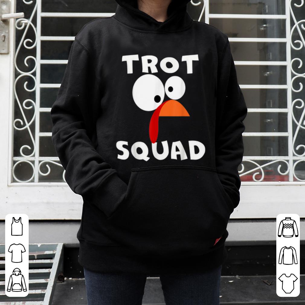 Top Funny Trot Squad Turkey Face Pilgrim Costume shirt