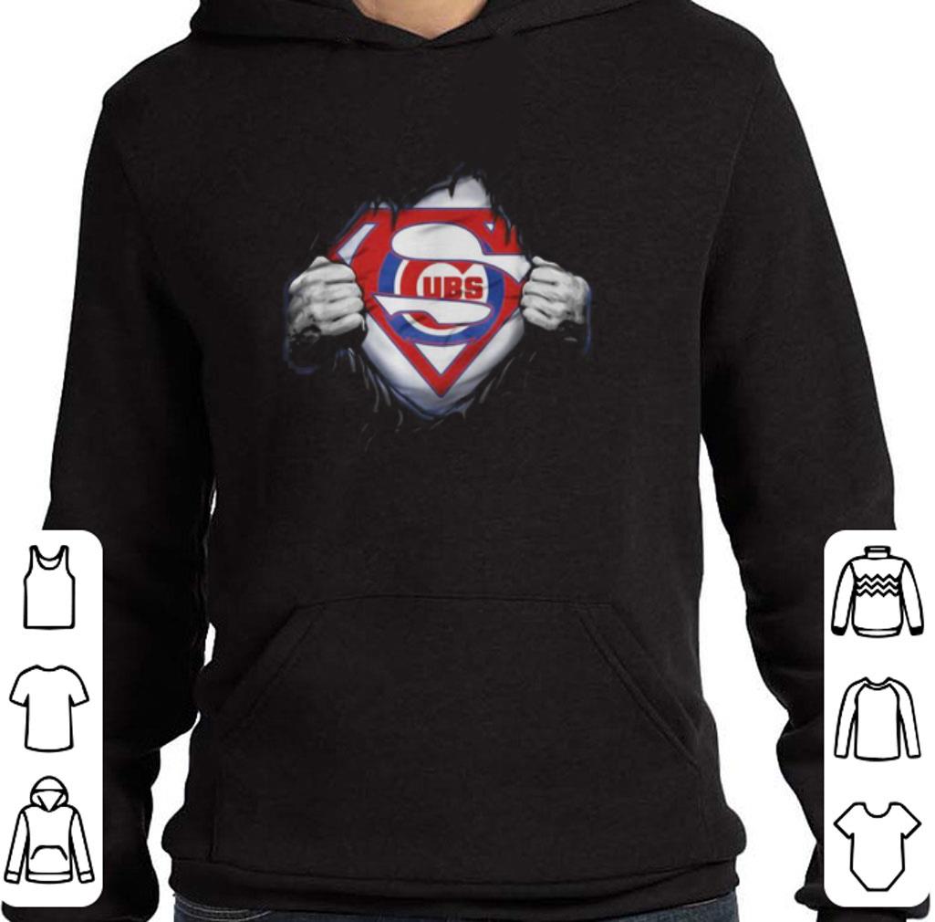 Awesome Chicago Cubs inside Superman logo shirt
