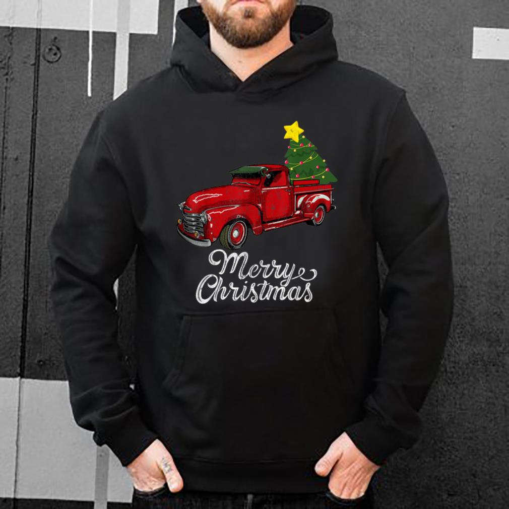 Awesome Vintage Wagon Christmas Gift Tree on Car shirt