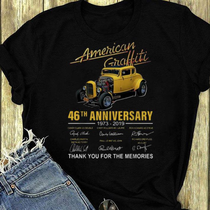 Beautiful American Graffiti 46th Anniversary 1973-2019 Signatures shirt