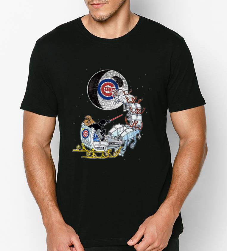 Hot Darth Vader Santa’s Sleigh Chicago Cubs Star Wars Christmas shirt