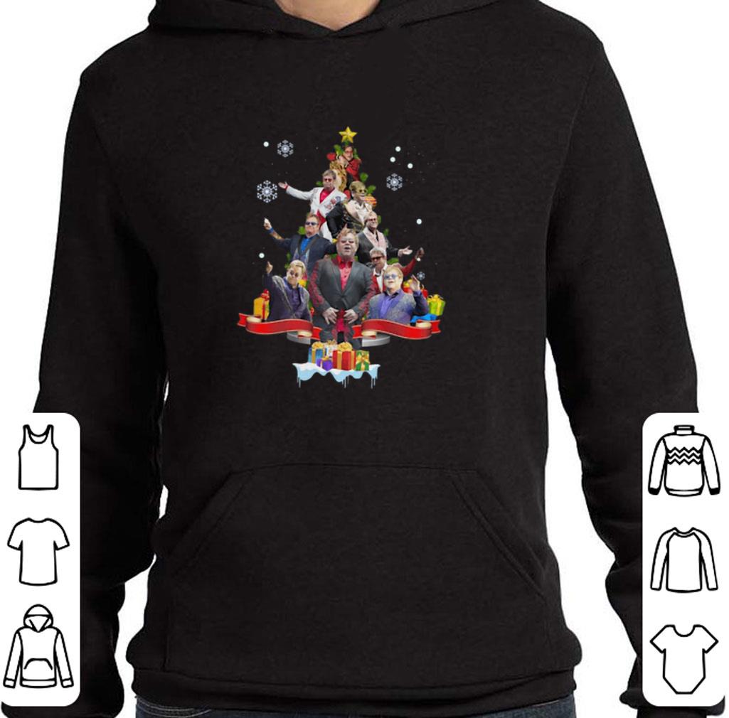 Hot Elton John Christmas tree gift shirt