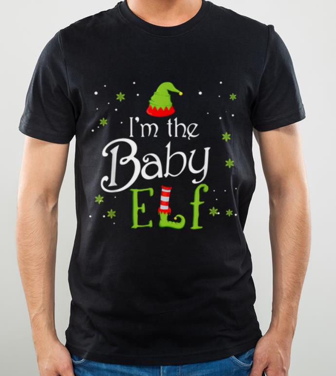 Hot I'm The Baby Elf Xmas Group Matching Family Christmas Gift shirt