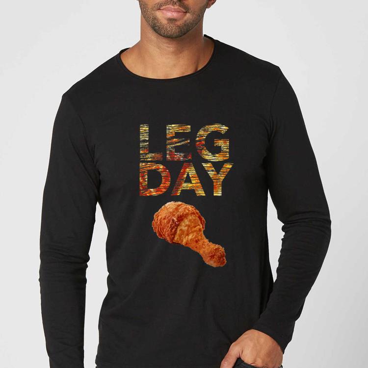 Hot Leg Day Drumstick Workout Fun Xmas Thanksgiving Top shirt