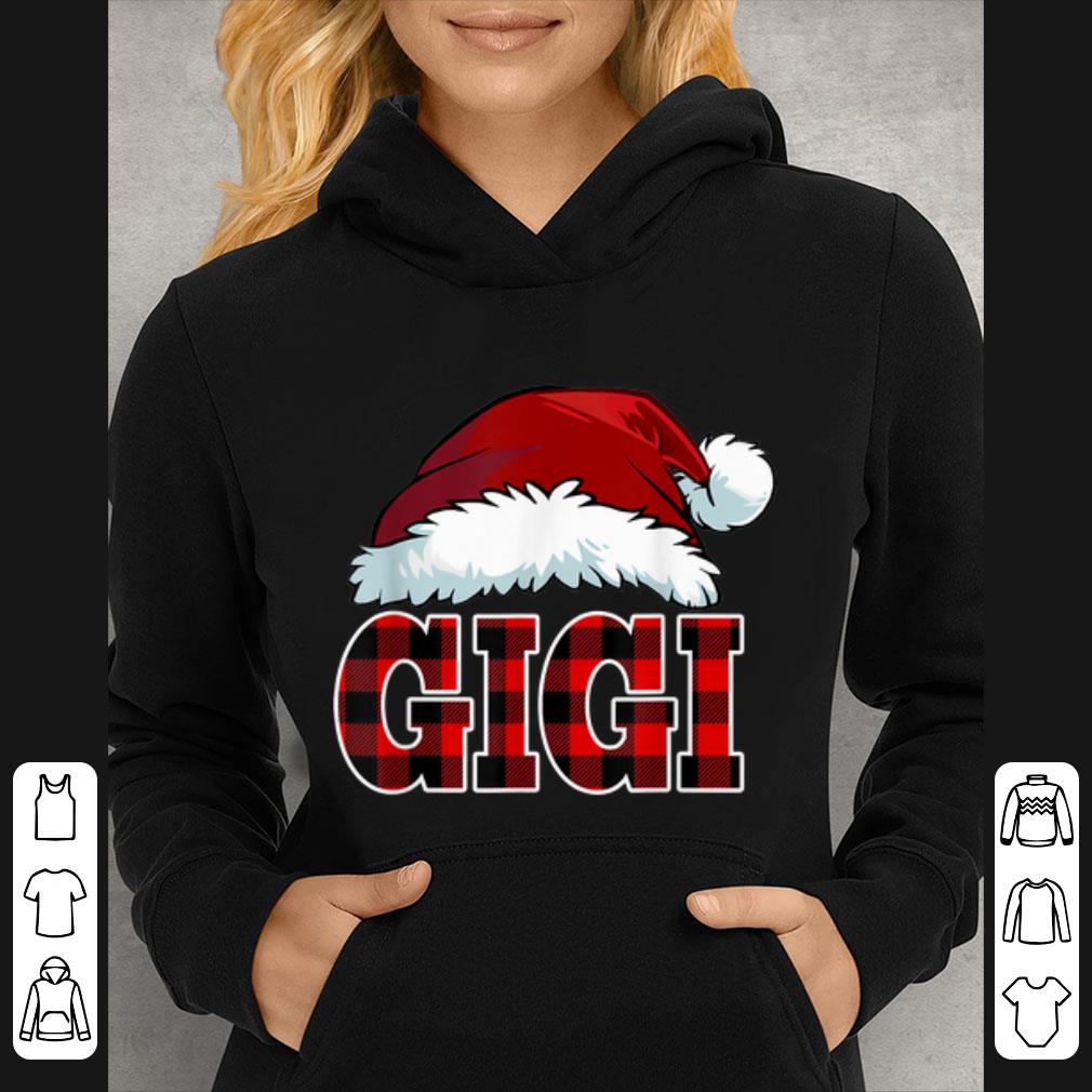 Hot Women Gigi Santa Hat Pajama Matching Christmas Family shirt