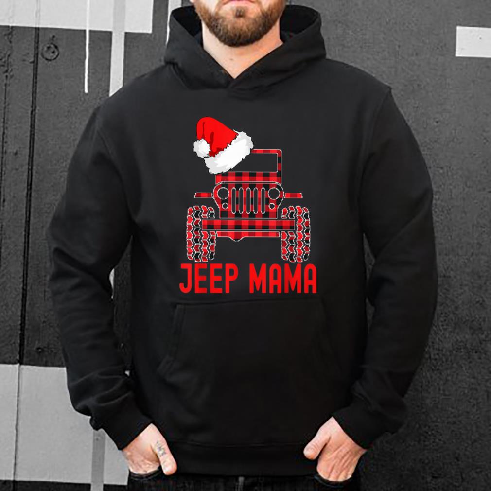 Nice Jeeps Mama Buffalo Plaid Jeeps Christmas Hat Xmas Gift Jeeps sweater