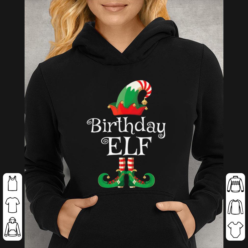 Official Birthday Elf Gift Funny Xmas Matching Christmas Bday shirt