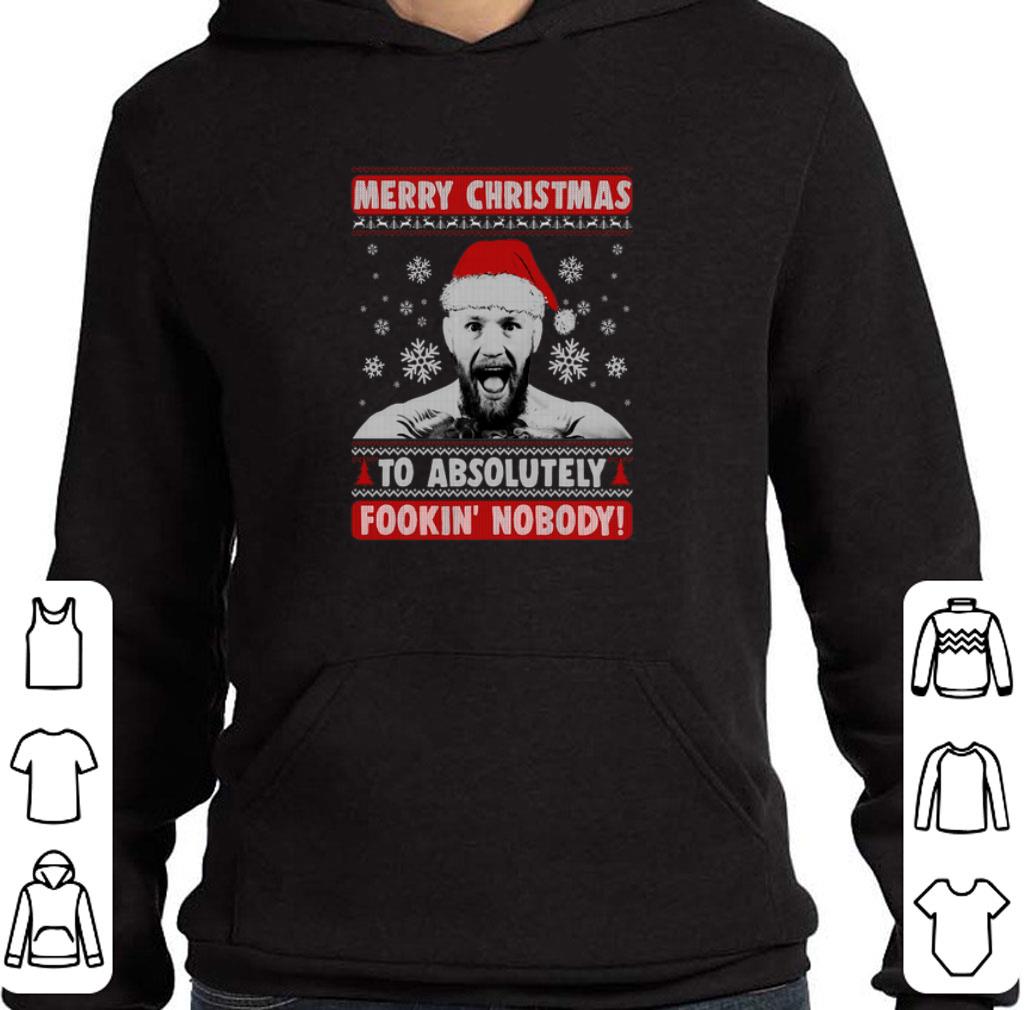Official Conor McGregor Merry Christmas to absolutely fookin' nobody shirt