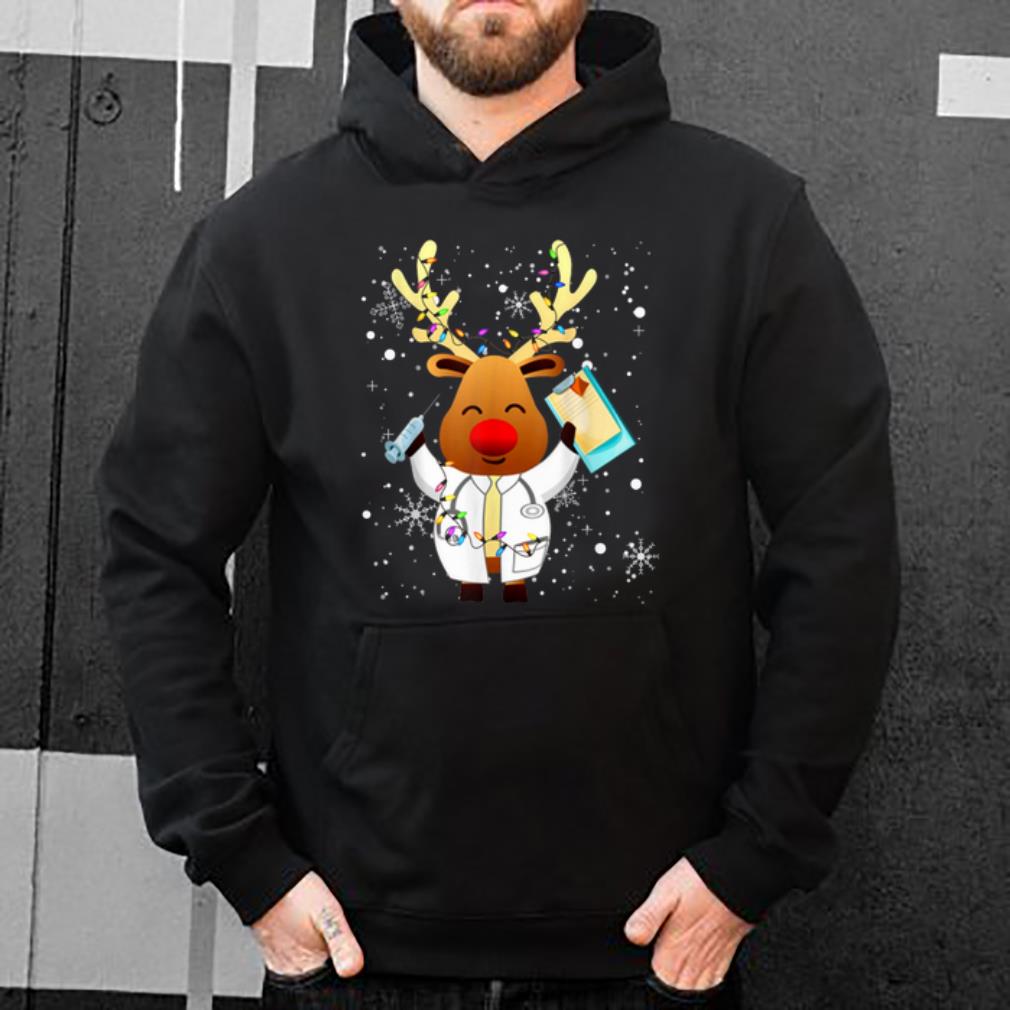 Official Funny Xmas Reindeer Doctor reindeer lover shirt