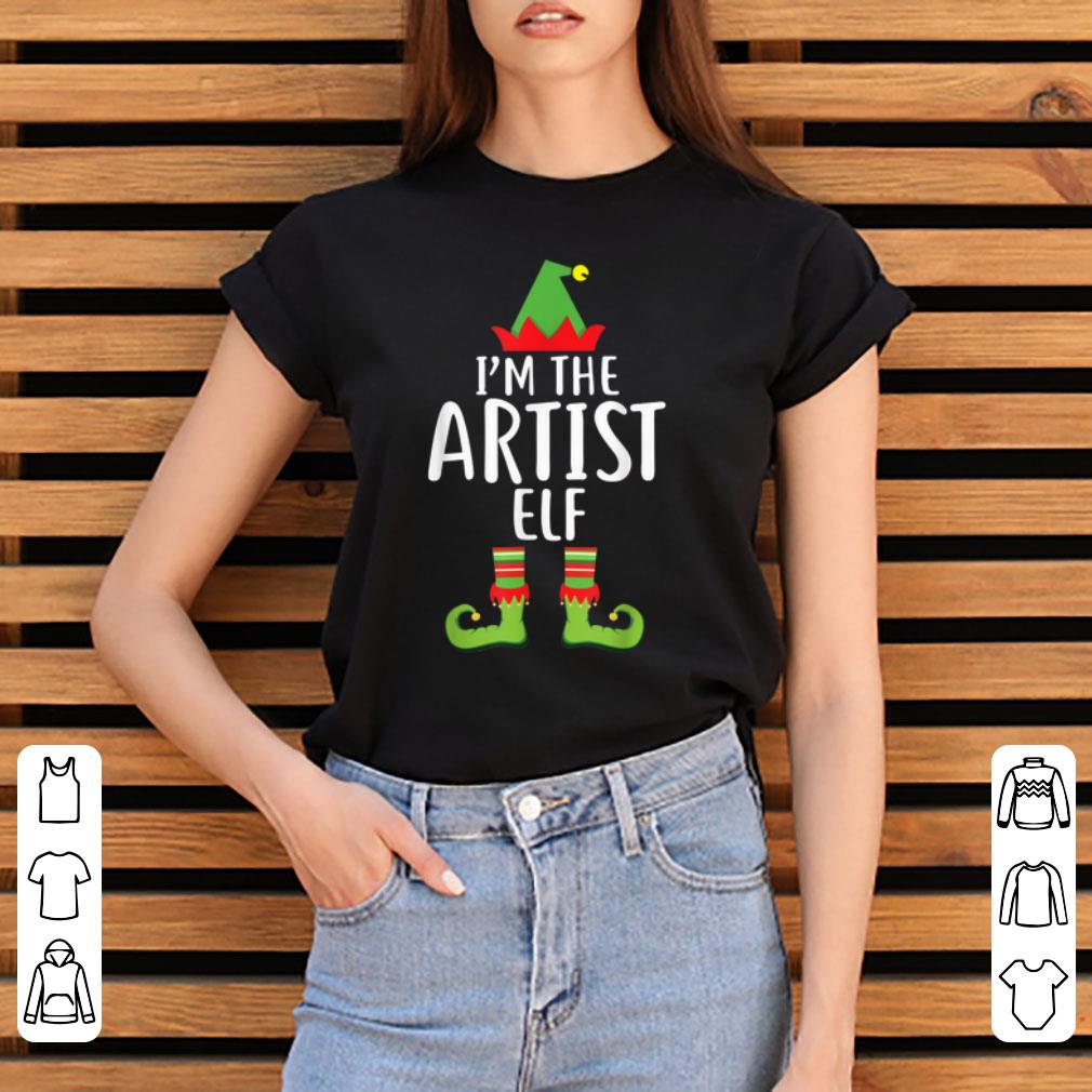 Official I'm the Artist Elf Matching Family Group Christmas shirt ...