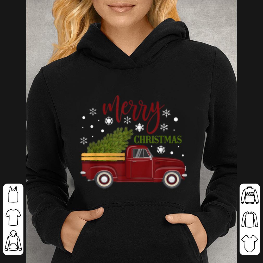Official Little Red Christmas Truck Vintage Tree Farm shirt