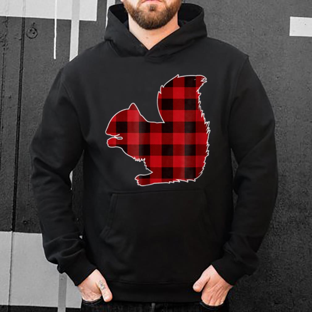 Official Red Plaid Squirrel Christmas Pajamas Squirrel Gift shirt