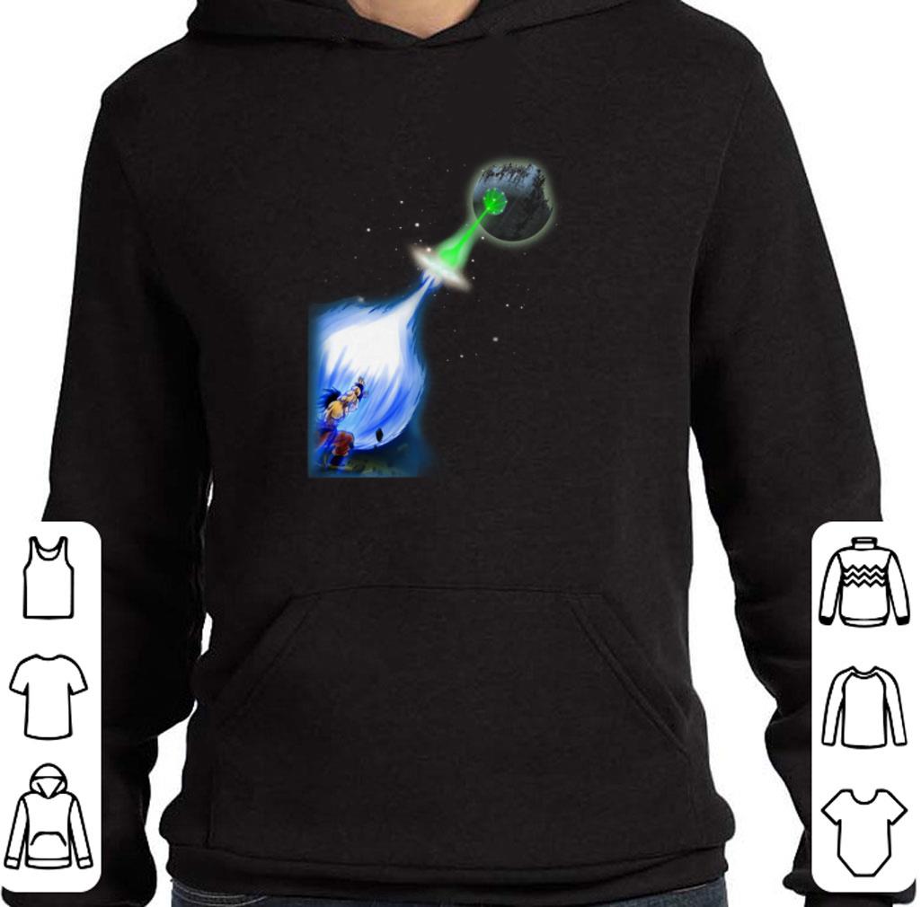 Official Son Goku Kamehameha Death Star Wars shirt