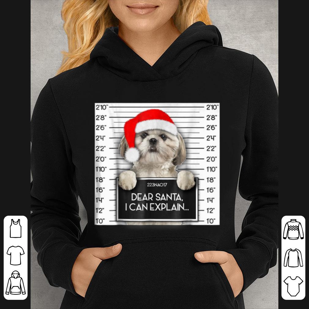 Official Xmas Cute Shih Tzu Lover Santa Hat Dog Christmas shirt