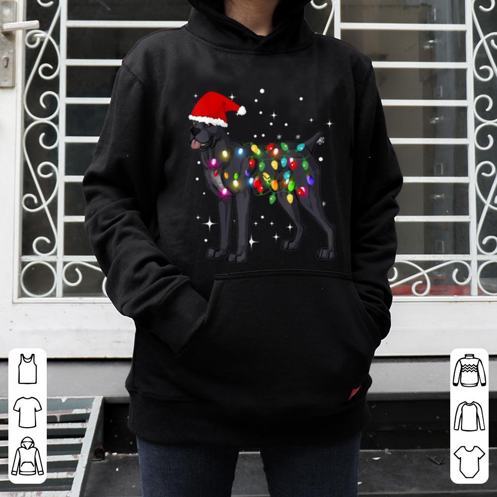 Premium Christmas Lights Cane Corso Mastiff Dog shirt