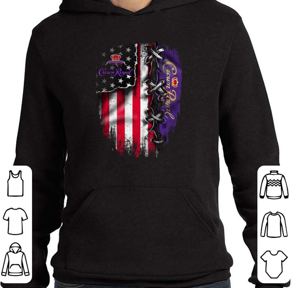 Premium Crown Royal American flag shirt
